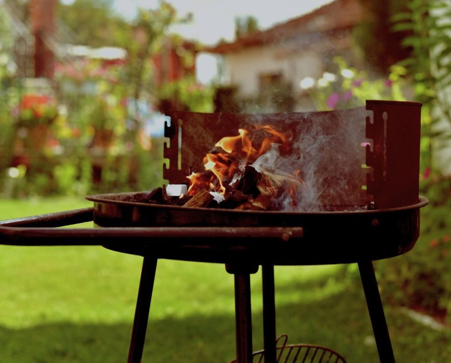 photo d'un barbecue en marche